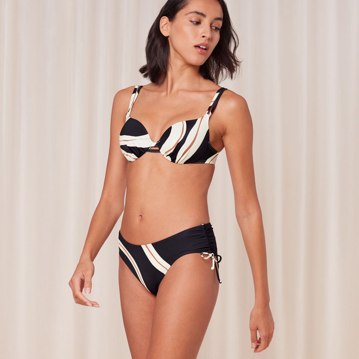 Triumph Summer Rot Bikinioberteil Mit Bügel, Farbe: Schwarz Combination, Größe: 42B, Damen von Triumph