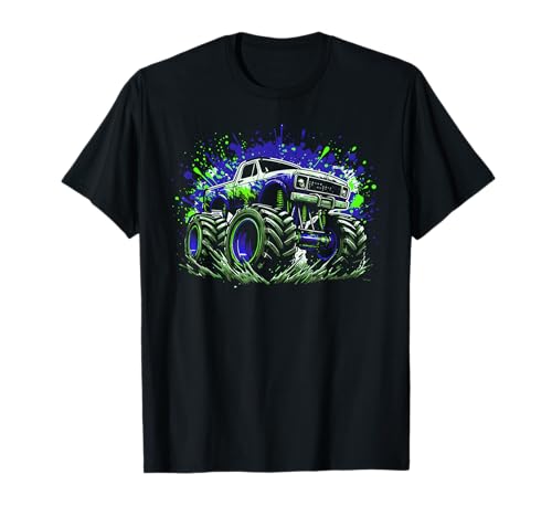 Monster Truck Herren Jungen Grafik T-Shirt Monster Truck Herren Jungen Grafik T-Shirt von Truck Lover Outfit Gifts Men Boys