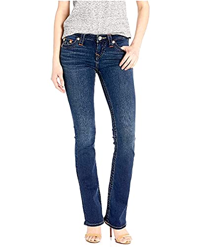 True Religion Damen Becca Bootcut Om Core Jeans, Indigo Upgrade, 32 EU von True Religion