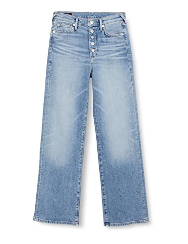 True Religion Damen Bootcut Visible Jeans, Blau, 28W EU von True Religion