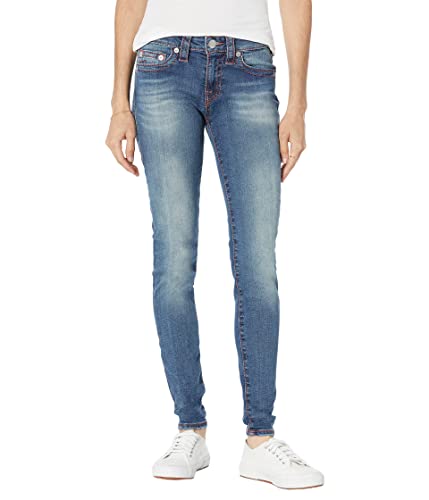 True Religion womens Halle Mr Super Skinny Big T Jeans, Mother Light W Destroy, 25W x 32L US von True Religion