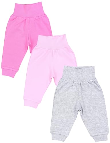 TupTam Baby Mädchen Lange Pumphose 3er Pack, Farbe: Rosa Grau Melange Pink, Größe: 80 TupTam Baby Mädchen Lange Pumphose 3er Pack, Farbe: Rosa Grau Melange Pink, Größe: 80 von TupTam