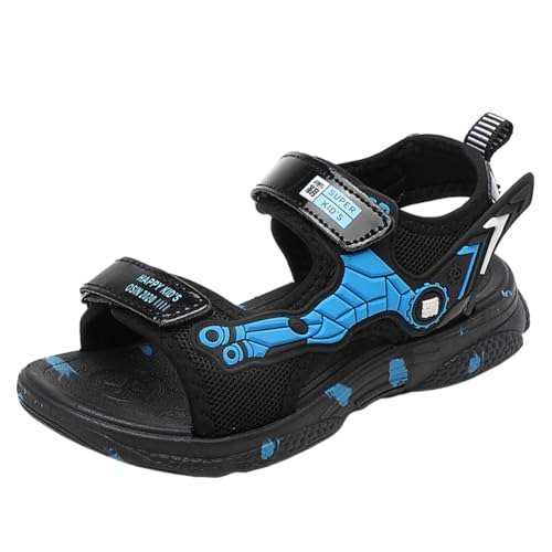 Jungen Sandalen Trekking Wandern Kinder Sandalen Outdoor Geschlossene Zehe Sandalen Sportliche Sommerschuhe Blau 30EU von Twinice