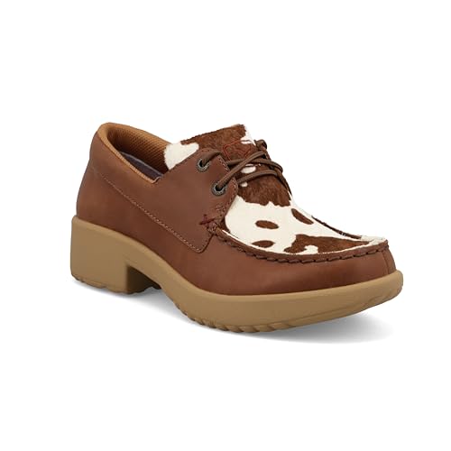 Twisted X Damen Plateauschuh, Moc Toe, Rindsleder, mehrfarbig, 37.5 EU Twisted X Damen Plateauschuh, Moc Toe, Rindsleder, mehrfarbig, 37.5 EU von Twisted X