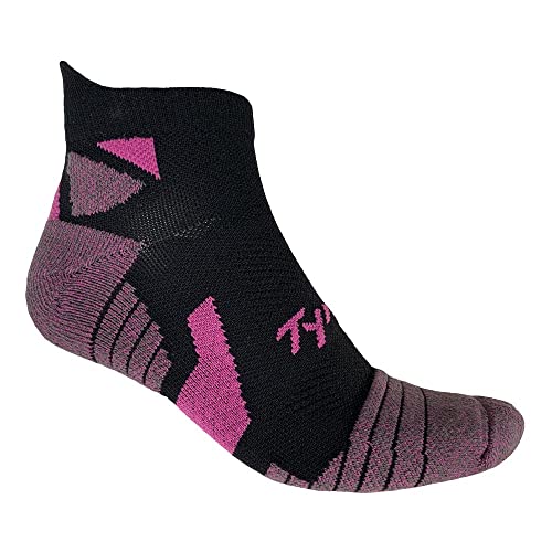 Tyron Lady Laufsocke LS-3 (lila - 42/44) | |Damen | Laufsocke | Laufstrümpfe | running socks | Strumpf | Sport | Kompression | Wettkampf von Tyron