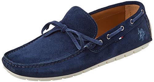 U.S. POLO ASSN. Herren BROCK130 Suede Fahrer-Slipper, Avio, 45 EU von U.S. POLO ASSN.