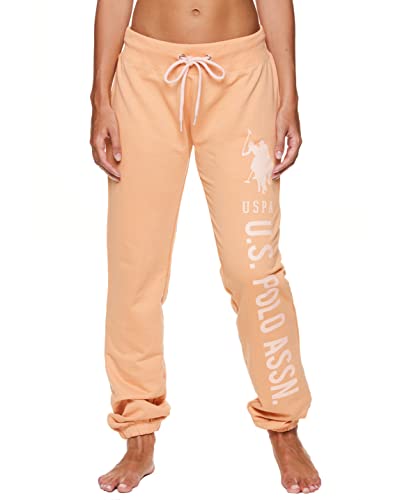 U.S. Polo Assn. Essentials Womens French Terry Joggers - Sweatpants for Women (Honey, X-Small) von U.S. POLO ASSN.