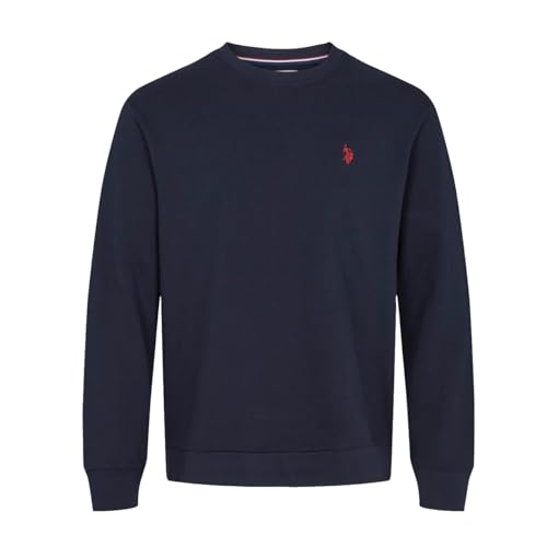 U.S. POLO ASSN. Adler Sweatshirt, aus Reiner Baumwolle, klassisches Dunkelblau, für Herren, M von U.S. POLO ASSN.