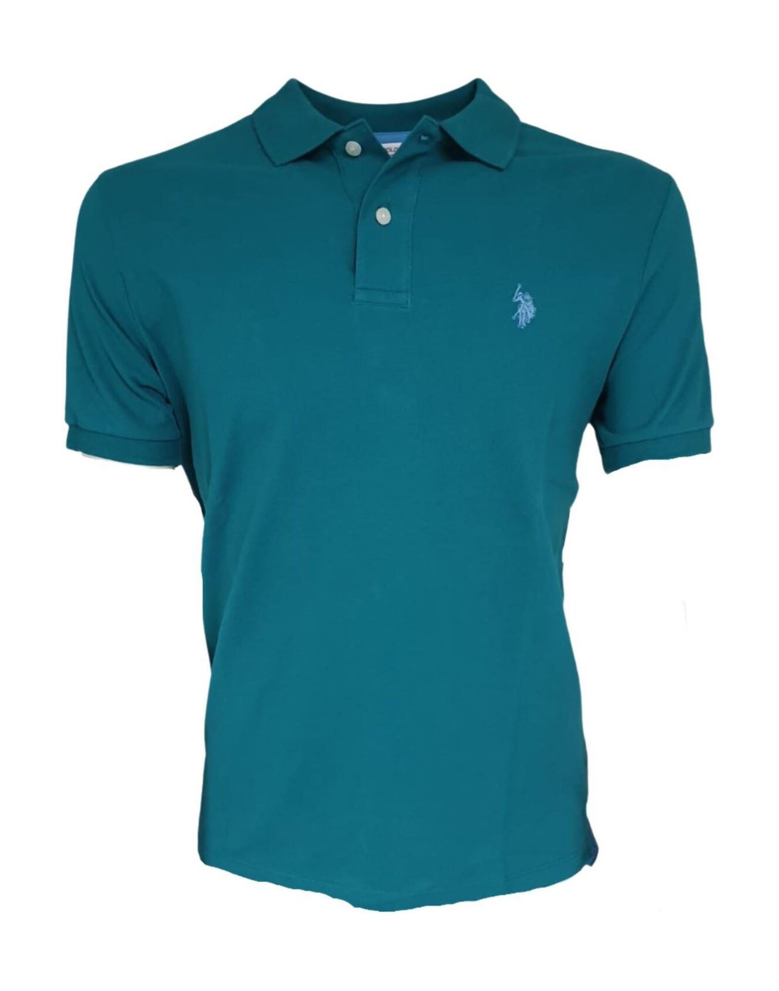 U.S.POLO ASSN. Poloshirt Herren Blaugrau von U.S.POLO ASSN.