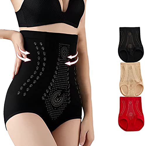 IONSTech Unique Fiber Restoration Shaper, Damen Unterwäsche Taillenslip High Rise Slip Briefs, Far Infrared Negative Oxygen Ion Fat Burning Tummy Control Bodysuit, Elastisch Body Shaper von UGIF