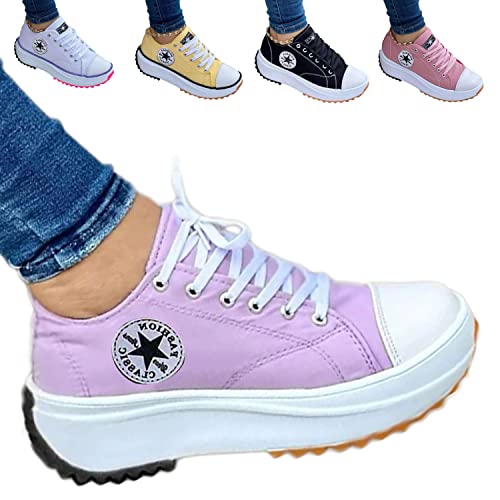 Neue Womens Canvas-Trainer, 2022 Segeltuchschuhe Damenmode Trainer, 2022 Canvas Shoes Women Fashion Trainers, Freizeitschuhe Sneaker Sommerschuhe, rutschfeste Damenschuhe von UGIF