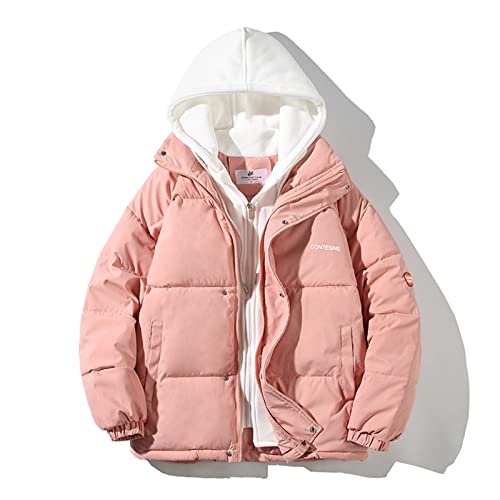 UHouse Winterjacke Herren Baumwolle Fleecejacke Winter Skijacke Dicke Puffer Jacke Warme Windjacke Warm Wanderjacke mit Kapuze Fleecejacke Große Größen Daunenjacken Angebote Rosa L UHouse Winterjacke Herren Baumwolle Fleecejacke Winter Skijacke Dicke Puffer Jacke Warme Windjacke Warm Wanderjacke mit Kapuze Fleecejacke Große Größen Daunenjacken Angebote Rosa L von UHouse