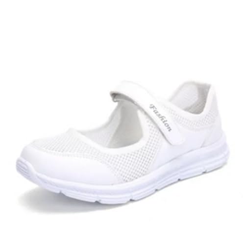 UIFLQXX Damenschuhe, modische Damenschuhe, Sommersandalen, rutschfest, Fitness, Laufen, Sportschuhe, weiß, 39 EU von UIFLQXX