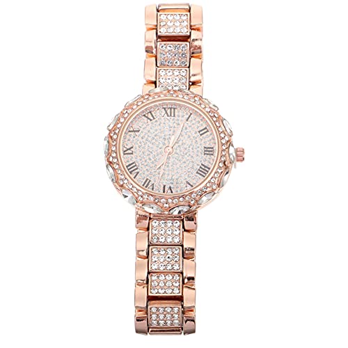 UKCOCO 1stk Anschauen Strass-Armbanduhr Strass Uhr Studentenarmbanduhr Mädchen Armbanduhr Frauen Armbänder Geschenke Für Frauen Armbänder Für Frauen Perlmutt Damen Stahl Gürteluhr von UKCOCO