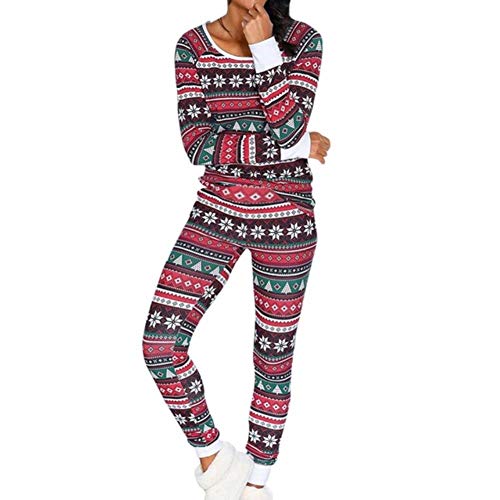 UKKD Pyjama Pyjamas Frauen Kleidung Winter Pijamas Frauen Pyjamas Set Baumwolle Nachtwäsche Lange Gitterhose von UKKD