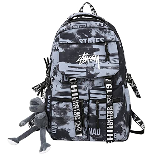 UKKO Schultasche Schulrucksack Für Jungen Coole Schultasche Wasserdichte Leichte Reise Rucksack College Grosse Bookbag von UKKO