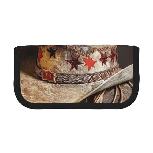 ULKMFFCF West Rodeo Federmäppchen aus bedrucktem Segeltuch, großes Fassungsvermögen, für Schule, Büro, Organizer, Stifttasche, Kosmetiktasche, Schwarz , Einheitsgröße, Schulranzen ULKMFFCF West Rodeo Federmäppchen aus bedrucktem Segeltuch, großes Fassungsvermögen, für Schule, Büro, Organizer, Stifttasche, Kosmetiktasche, Schwarz , Einheitsgröße, Schulranzen von ULKMFFCF