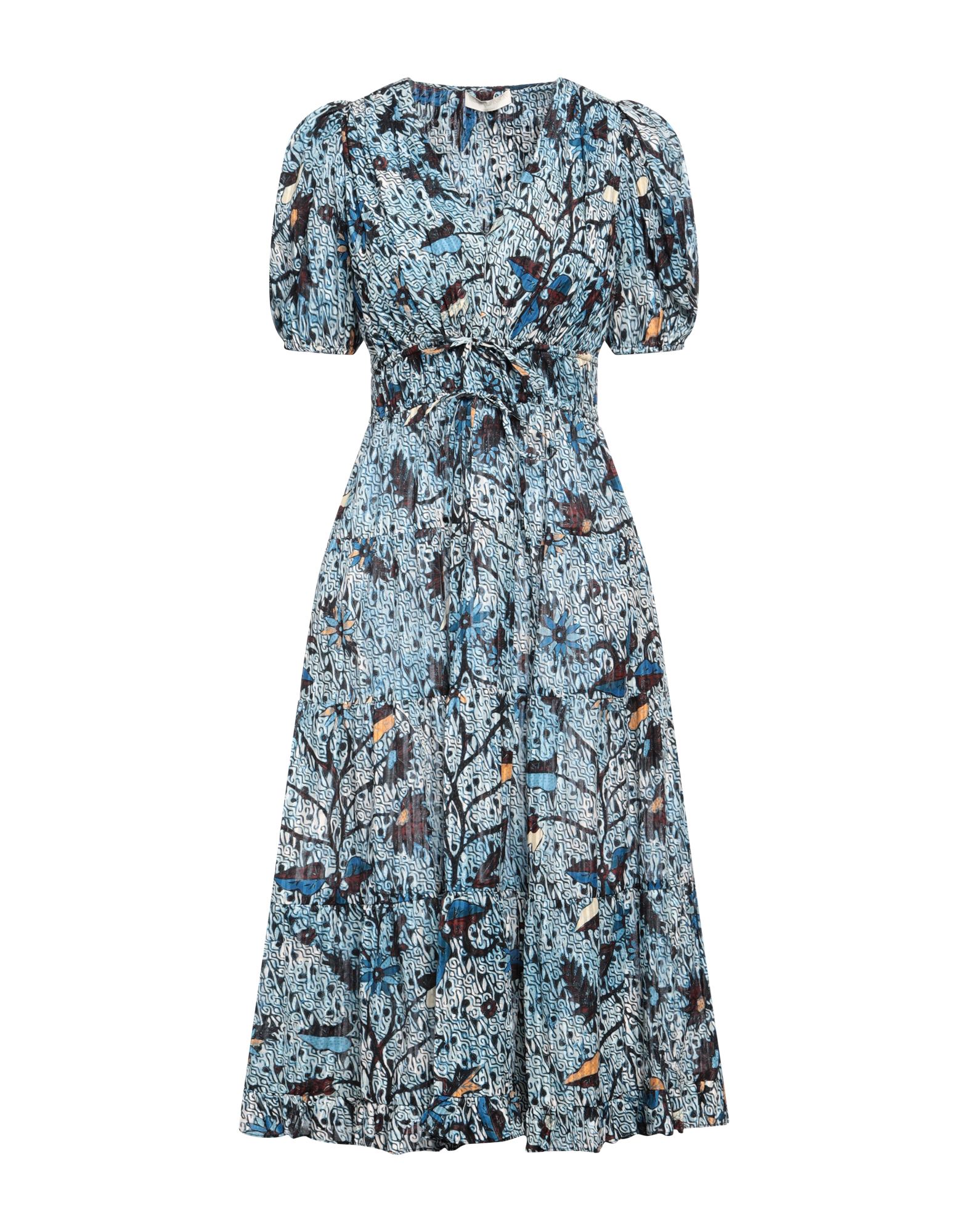 ULLA JOHNSON Midi-kleid Damen Blau von ULLA JOHNSON