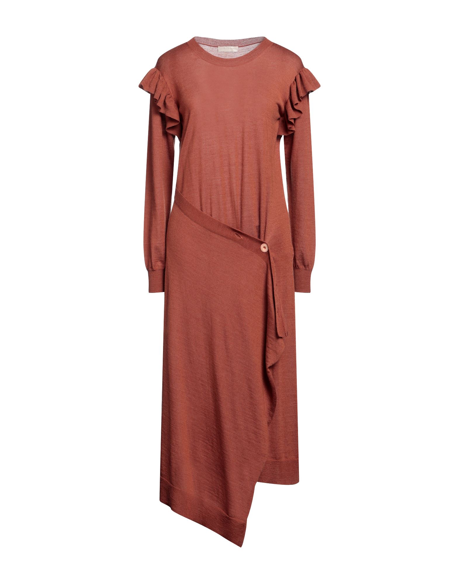 ULLA JOHNSON Midi-kleid Damen Braun von ULLA JOHNSON