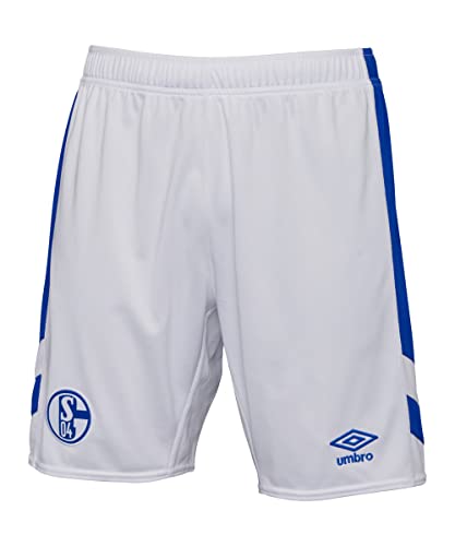 UMBRO FC Schalke 04 Shorts Home 2021/2022 Herren blau/weiß, S (44-46 EU) von UMBRO