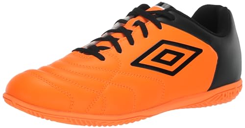Umbro Men's Classico XI IC Indoor Soccer Shoe, Orange/Black/White, 13 von UMBRO