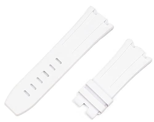 UMCNVV Uhrenarmband für Audemars und Piguet Belt15703 15710 15706, 28 mm, natürliches Fluorkautschuk-Silikon, 28mm no buckle, Achat von UMCNVV