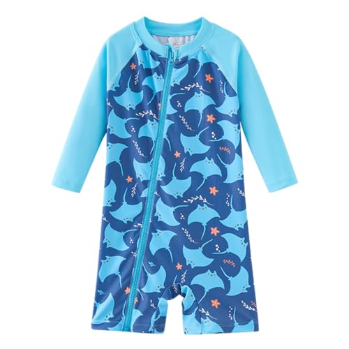 UMELOK Baby Badeanzug UPF 50+ Jungen Länge Reißverschluss Sonnenschutz Kinder Badeanzug Set Schnell Trocknend Meeresfische 12-18 Monate UMELOK Baby Badeanzug UPF 50+ Jungen Länge Reißverschluss Sonnenschutz Kinder Badeanzug Set Schnell Trocknend Meeresfische 12-18 Monate von UMELOK