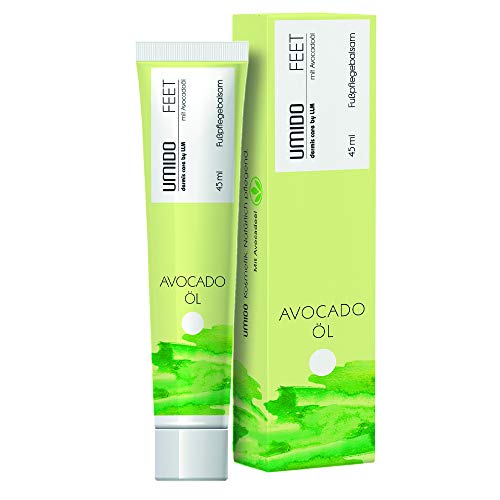 72x UMIDO Fußbalsam 45 ml Avocadoöl | Fußcreme | Fußlotion | Pflegecreme | Fußpflegecreme von UMIDO - dermis care by LLM