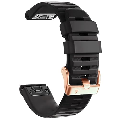 UNCASO 20 mm Smartwatch-Armband für Garmin Fenix 7S/5S Plus/6S/6S Pro, Schnellverschluss-Armband, Silikon-Armband, Roségold, For Descent Mk2S, Achat von UNCASO