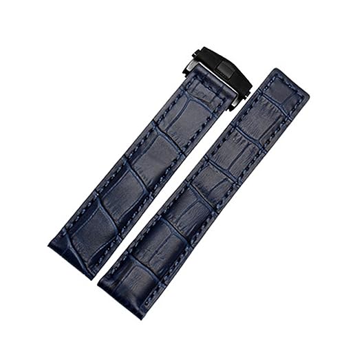 UNCASO Echtleder-Armband, 19 mm, 20 mm, 22 m, für Tag Heuer, Herren-Armbanduhren, Zubehör, Faltschnalle, Leder-Uhrenarmband, 22 mm, Achat von UNCASO