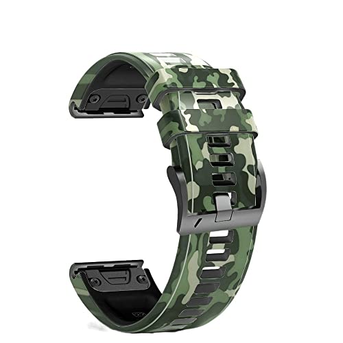 UNCASO QuickFit Smartwatch-Armband für Garmin Fenix 7X 7 6X 6 Pro 5 5X/Epix / Descent MK2i Schnellverschluss-Armband aus Silikon, 22mm For Fenix 6 6Pro, Achat von UNCASO