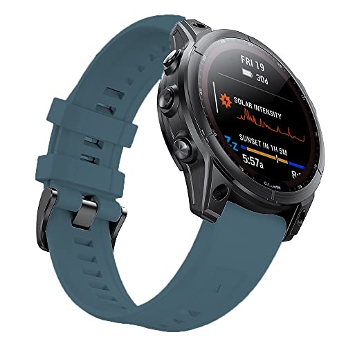 UNCASO Uhrenarmband für Garmin Fenix 7 7S 7X 6 6S 6X Pro 5X 5 Smartwatch-Armband aus Silikon Descent G1 Solar Forerunner 935 945 Schnellverschluss Correa, For Tactix 7 Pro-Fenix7X, Achat von UNCASO