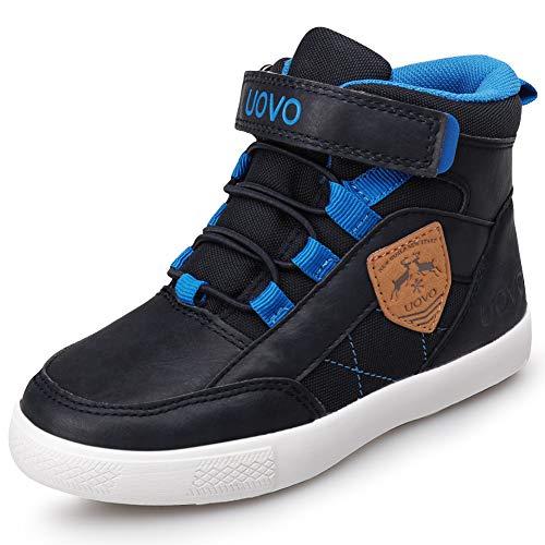 UOVO Kinderschuhe Jungen Turnschuhe Jungenstiefel Sneaker Outdoor rutschfeste weiche Stiefel Blau 30 von UOVO