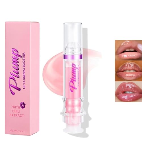 Lip Plumper, Lip Gloss, Lip Plumping Booster Gloss, Plump Lip Plumping Booster, Plumping Lip Oil With Chili Extract, Moisturizing, Plumping, Ultra-Hydrating & Nourishing (1#) von UPIKIT