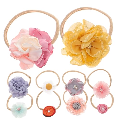 UPKOCH 10 Stück 1 Satz Haar-Accessoire-Stirnband Stirnbänder für Kleinkinder Kleine baby stirnbänder Baby-Stirnband Kopfschmuck für Kinder die Blumen Kopfbedeckung Schal von UPKOCH