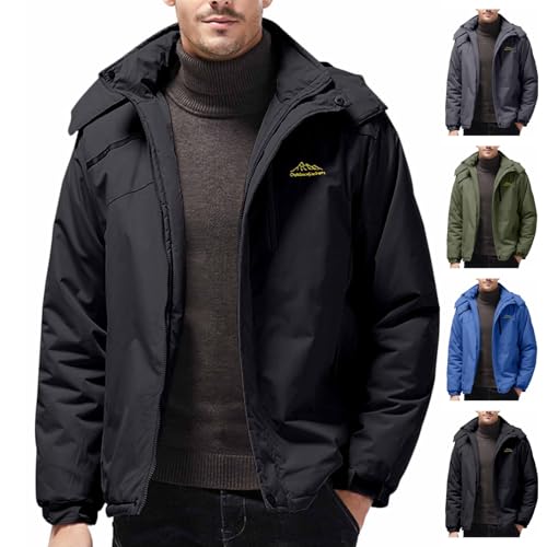 UPOI Herren Winterjacke Wasserdicht Winddicht Outdoorjacke mit Kapuze Warm Funktionsjacke Herbst Winter Wanderjacke Herren Skijacke Winddichte Jacke Steppjacke Daunenjacken Übergangsjacke UPOI Herren Winterjacke Wasserdicht Winddicht Outdoorjacke mit Kapuze Warm Funktionsjacke Herbst Winter Wanderjacke Herren Skijacke Winddichte Jacke Steppjacke Daunenjacken Übergangsjacke von UPOI