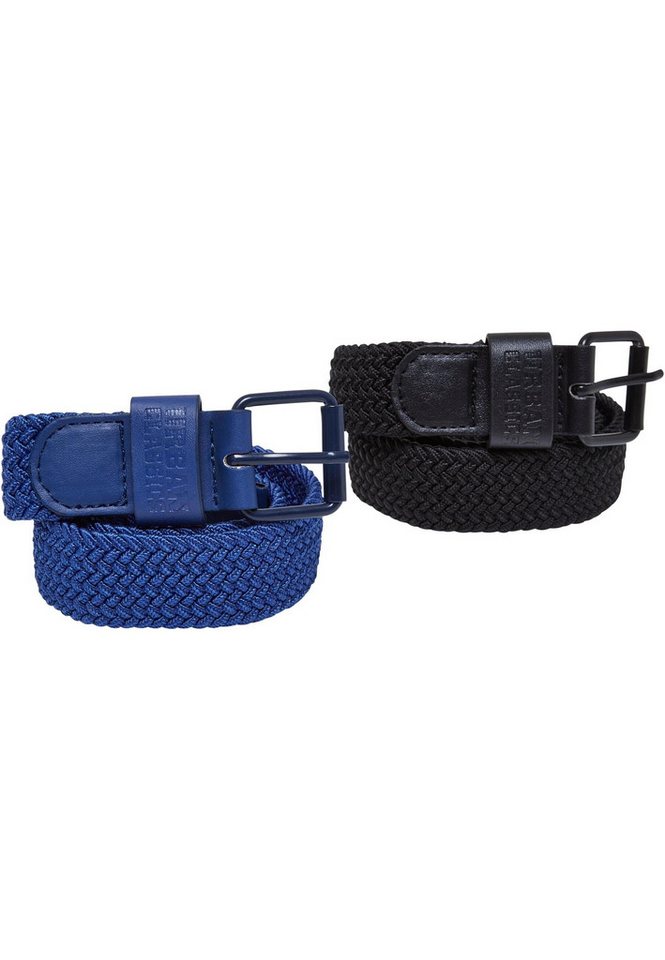 URBAN CLASSICS Hüftgürtel Urban Classics Unisex Elastic Belt Set Kids von URBAN CLASSICS