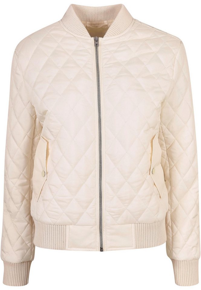 URBAN CLASSICS Allwetterjacke Urban Classics Damen Ladies Diamond Quilt Nylon Jacket (1-St) von URBAN CLASSICS