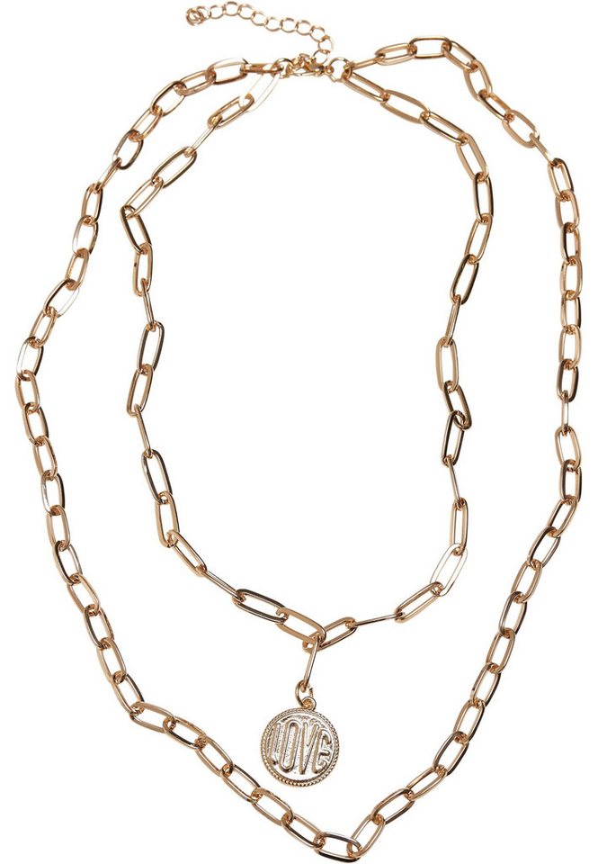 URBAN CLASSICS Schmuckset Urban Classics Damen Love Basic Necklace (1-tlg) von URBAN CLASSICS