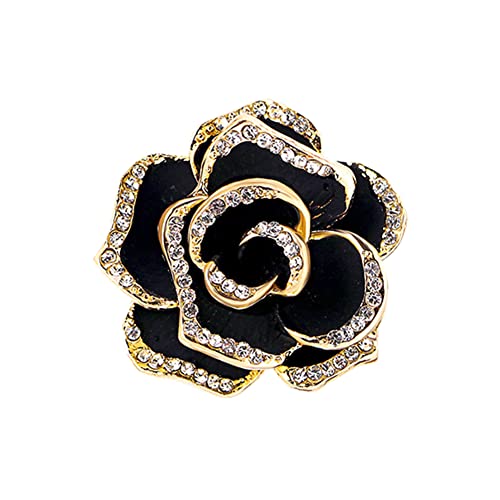 Brosche für Damen, Blumen Kristall Brosche Pin Hochzeit Blumen Pin Broschennadeln Schmuck Blumenbrosche Pin Bouquet Broschen modische Pin Abzeichen Strass Brosche Für Dekorative von URFEDA