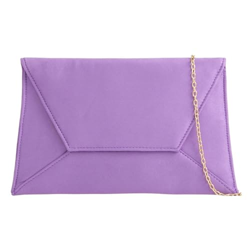 UShopUK Clutch / Handtasche aus Wildleder, Flieder, medium von UShopUK