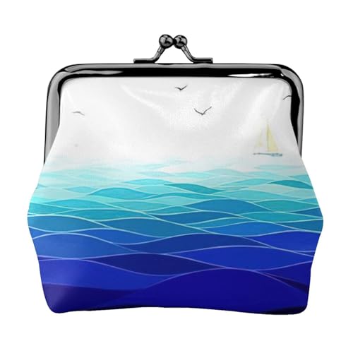 Ocean Waves Segelboot mit Vögeln Maritime Münzgeldbörse Lippenstift Kosmetik Zubehör Organizer für den täglichen Gebrauch, Schwarz , Einheitsgröße, Münztasche Ocean Waves Segelboot mit Vögeln Maritime Münzgeldbörse Lippenstift Kosmetik Zubehör Organizer für den täglichen Gebrauch, Schwarz , Einheitsgröße, Münztasche von UVBDF