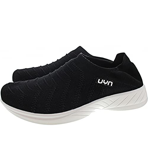 UYN Herren Sabot 3D Ribs Sneaker, Black/Charcoal, 46 EU von UYN