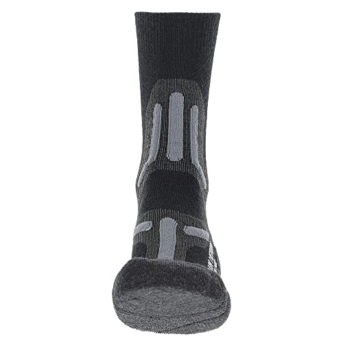 UYN Herren Trekking 2In Merino Mid Socken, Black/Grey, 35/38 UYN Herren Trekking 2In Merino Mid Socken, Black/Grey, 35/38 von UYN