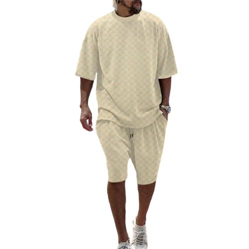Trainingsanzug Herren Jogginganzug Kurzarm Sportanzug 2024 Freizeitanzug 2 Teiler Casual Outfit Sommer Shorts und Tshirt Tracksuit Sport Set Hausanzug Männer Kurze Hosen + T Shirt Set Trainingsanzug Herren Jogginganzug Kurzarm Sportanzug 2024 Freizeitanzug 2 Teiler Casual Outfit Sommer Shorts und Tshirt Tracksuit Sport Set Hausanzug Männer Kurze Hosen + T Shirt Set von Udbeksid