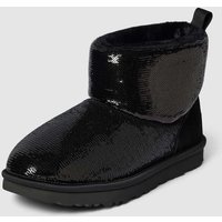 UGG Boots mit Label-Patch Modell 'CLASSIC MINI MIRROR' in Black, Größe 37 von Ugg