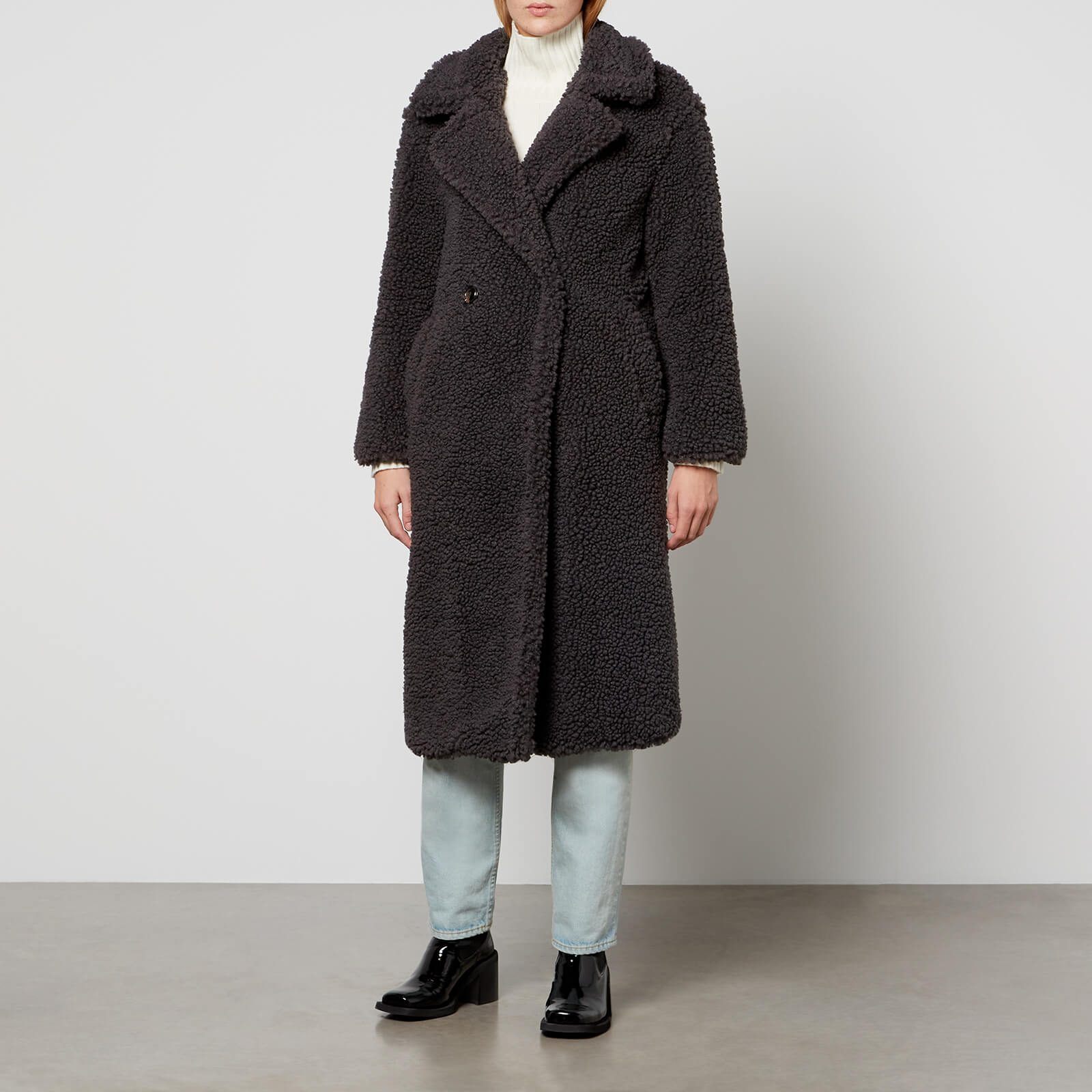 Ugg Gertrude Long Teddy Sherpa Coat - S von Ugg