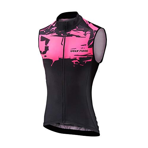 Uglyfrog Westen Damen Ärmellos Radtrikot Fahrradtrikot Fahrradbekleidung für Frau mit Elastische Mode Atmungsaktive Schnell Trocknen Stoff MJWL01F von Uglyfrog-2