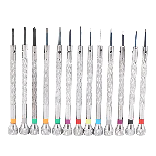 Uikdjgu 0,6 Mm-2,0 Mm 13 Stücke Neue Uhrmacher Schraubendreher Set Uhr Gläser Flache Klinge Sortiment Schlitz Flach Schrauben Dreher Set, Juweliere Uhr Schrauben Dreher für Uhrmacher Uikdjgu 0,6 Mm-2,0 Mm 13 Stücke Neue Uhrmacher Schraubendreher Set Uhr Gläser Flache Klinge Sortiment Schlitz Flach Schrauben Dreher Set, Juweliere Uhr Schrauben Dreher für Uhrmacher von Uikdjgu