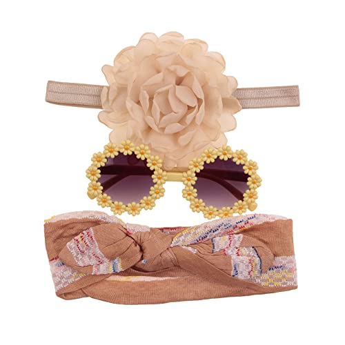 Vintage-Blumen-Stirnbänder und Sonnenbrille, geknotet, für Kinder, Mädchen, Jungen, runder Rahmen, Sonnenbrille, Foto-Requisiten Vintage-Blumen-Stirnbänder und Sonnenbrille, geknotet, für Kinder, Mädchen, Jungen, runder Rahmen, Sonnenbrille, Foto-Requisiten von Uitndvyte
